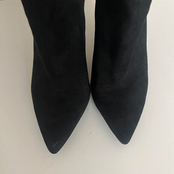 Black suede ankle boots - Picture 6 of 6